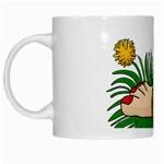 Barefoot in the grass White Mugs