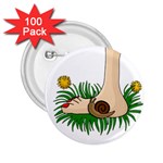 Barefoot in the grass 2.25  Buttons (100 pack) 