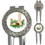 Barefoot in the grass 3-in-1 Golf Divots