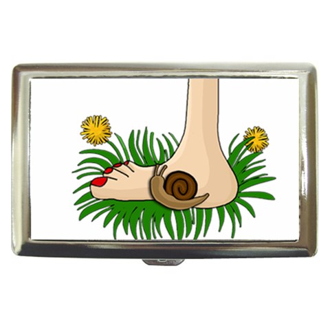 Barefoot in the grass Cigarette Money Cases from ArtsNow.com Front
