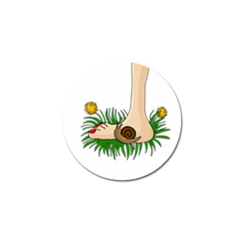Barefoot in the grass Golf Ball Marker from ArtsNow.com Front