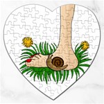 Barefoot in the grass Jigsaw Puzzle (Heart)