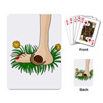 Barefoot in the grass Playing Card