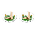 Barefoot in the grass Cufflinks (Oval)