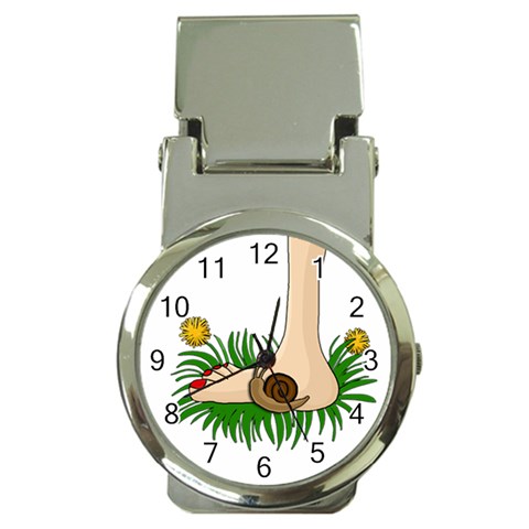 Barefoot in the grass Money Clip Watches from ArtsNow.com Front