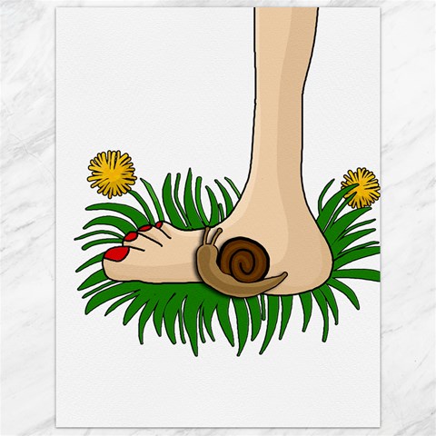 Barefoot in the grass Canvas 12  x 16   from ArtsNow.com 11.86 x15.41  Canvas - 1