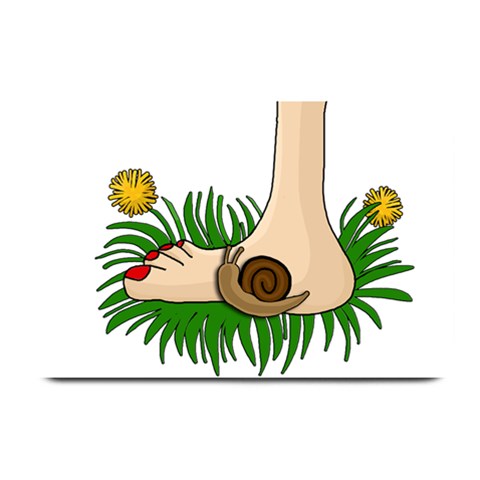 Barefoot in the grass Plate Mats from ArtsNow.com 18 x12  Plate Mat