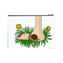 Barefoot in the grass Cosmetic Bag (Large)  from ArtsNow.com Back