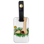 Barefoot in the grass Luggage Tags (One Side) 