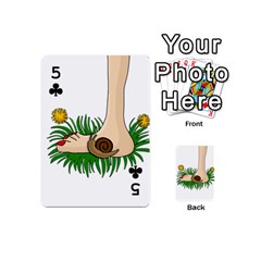 Barefoot in the grass Playing Cards 54 (Mini)  from ArtsNow.com Front - Club5
