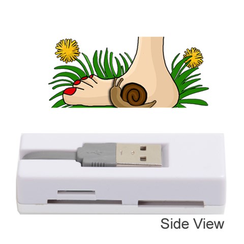 Barefoot in the grass Memory Card Reader (Stick)  from ArtsNow.com Front