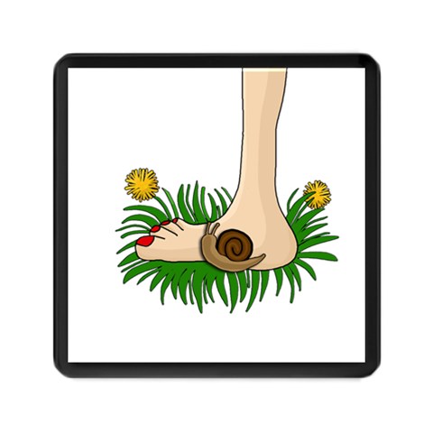 Barefoot in the grass Memory Card Reader (Square)  from ArtsNow.com Front