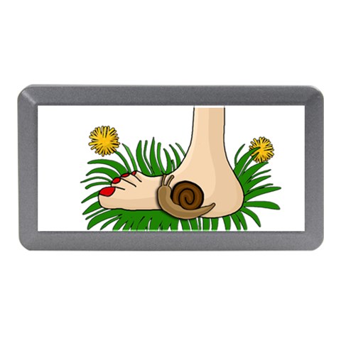 Barefoot in the grass Memory Card Reader (Mini) from ArtsNow.com Front