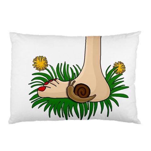 Barefoot in the grass Pillow Case (Two Sides) from ArtsNow.com Front
