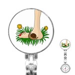 Barefoot in the grass Stainless Steel Nurses Watch