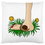 Barefoot in the grass Standard Flano Cushion Case (One Side)