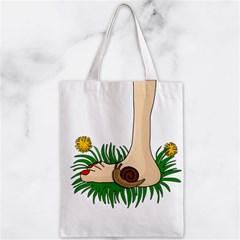 Barefoot in the grass Zipper Classic Tote Bag from ArtsNow.com Front