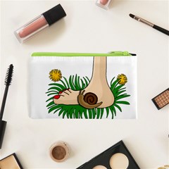 Barefoot in the grass Cosmetic Bag (XS) from ArtsNow.com Back