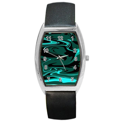 Hauntedlagoon Barrel Style Metal Watch from ArtsNow.com Front