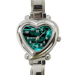 Hauntedlagoon Heart Italian Charm Watch