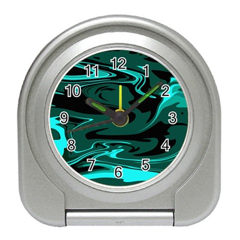 Hauntedlagoon Travel Alarm Clocks from ArtsNow.com Front
