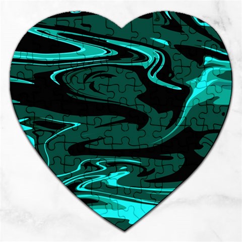 Hauntedlagoon Jigsaw Puzzle (Heart) from ArtsNow.com Front