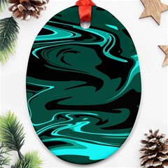 Hauntedlagoon Oval Ornament (Two Sides) from ArtsNow.com Front