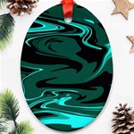 Hauntedlagoon Oval Ornament (Two Sides)