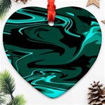 Hauntedlagoon Heart Ornament (2 Sides)