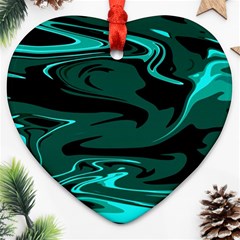 Hauntedlagoon Heart Ornament (2 Sides) from ArtsNow.com Back