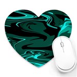 Hauntedlagoon Heart Mousepads