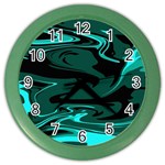 Hauntedlagoon Color Wall Clocks