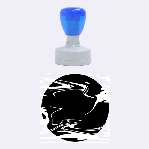 Hauntedlagoon Rubber Round Stamps (Medium) from ArtsNow.com 1.5 x1.5  Stamp