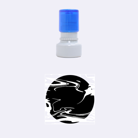Hauntedlagoon Rubber Round Stamps (Small) from ArtsNow.com 1.12 x1.12  Stamp