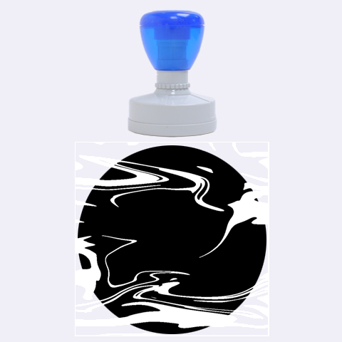 Hauntedlagoon Rubber Round Stamps (Large) from ArtsNow.com 1.875 x1.875  Stamp