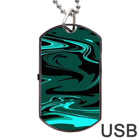 Hauntedlagoon Dog Tag USB Flash (One Side) from ArtsNow.com Front
