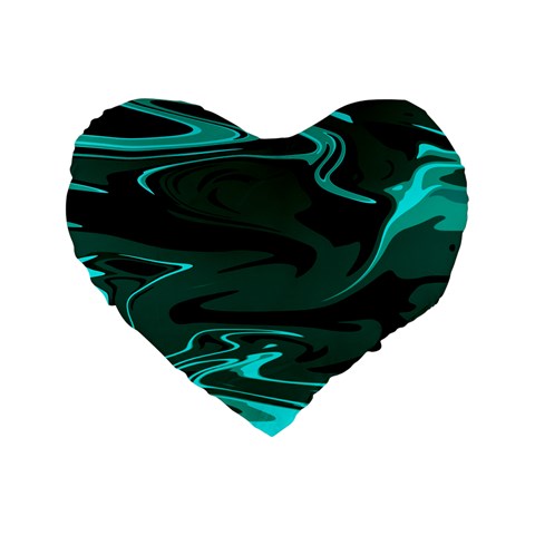 Hauntedlagoon Standard 16  Premium Flano Heart Shape Cushions from ArtsNow.com Front