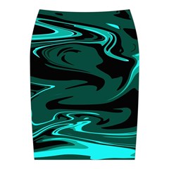 Hauntedlagoon Midi Wrap Pencil Skirt from ArtsNow.com Back