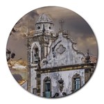 Exterior Facade Antique Colonial Church Olinda Brazil Round Mousepads