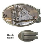 Exterior Facade Antique Colonial Church Olinda Brazil Money Clips (Oval) 