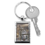 Exterior Facade Antique Colonial Church Olinda Brazil Key Chains (Rectangle) 