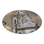 Exterior Facade Antique Colonial Church Olinda Brazil Oval Magnet