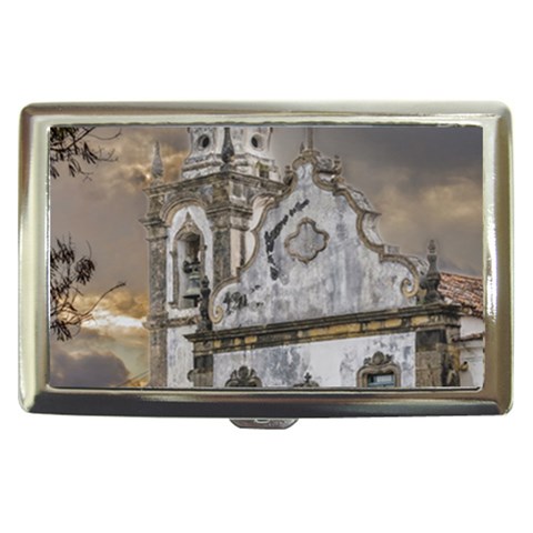 Exterior Facade Antique Colonial Church Olinda Brazil Cigarette Money Cases from ArtsNow.com Front