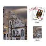 Exterior Facade Antique Colonial Church Olinda Brazil Playing Card