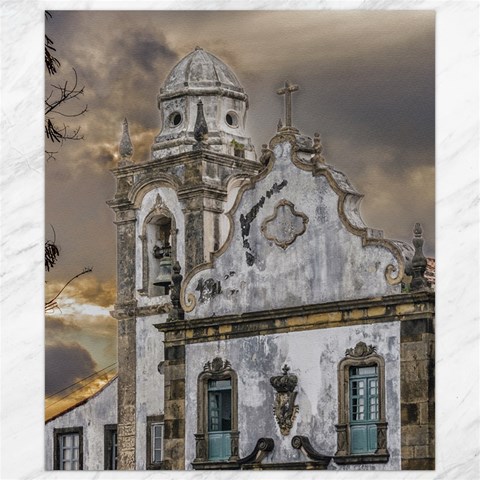 Exterior Facade Antique Colonial Church Olinda Brazil Canvas 8  x 10  from ArtsNow.com 8.15 x9.66  Canvas - 1