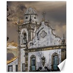 Exterior Facade Antique Colonial Church Olinda Brazil Canvas 8  x 10 