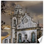 Exterior Facade Antique Colonial Church Olinda Brazil Canvas 12  x 12  