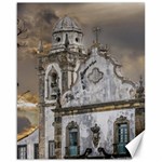 Exterior Facade Antique Colonial Church Olinda Brazil Canvas 16  x 20  