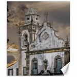 Exterior Facade Antique Colonial Church Olinda Brazil Canvas 20  x 24  