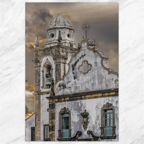 Exterior Facade Antique Colonial Church Olinda Brazil Canvas 24  x 36  from ArtsNow.com 23.35 x34.74  Canvas - 1